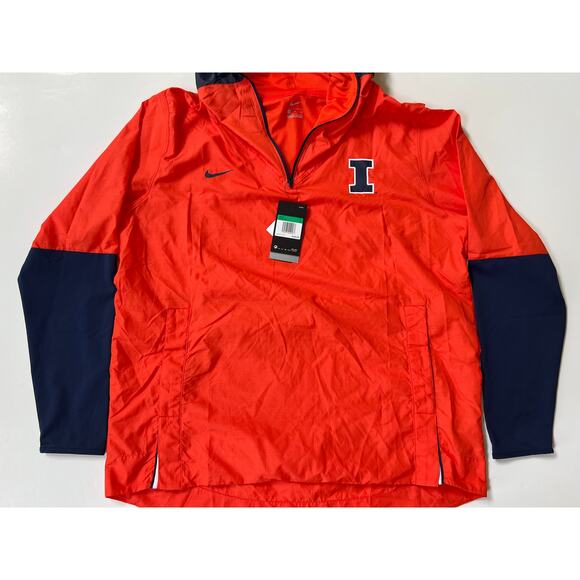 Nike Fighting Illini Illinois Repel On Field Windbreaker CQ5211-891 Mens Size XL - Picture 6 of 9